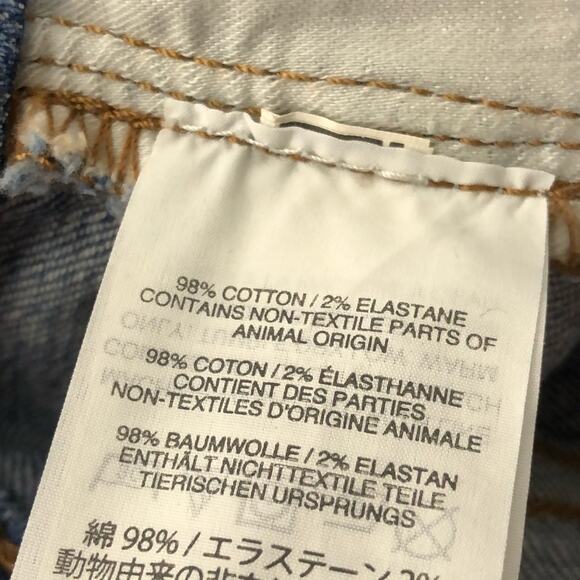 Madewell 9" High-Rise Skinny Jeans Ripped Distressed Medium Wash Size 24 - Picture 3 of 7